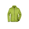 Strick-Fleece-Jacke kiwi melange/royal