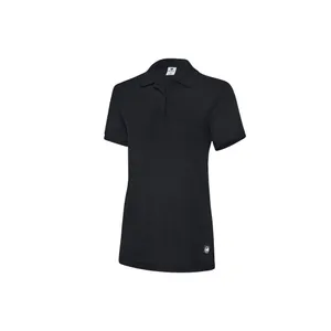 Damen-Polo-Shirt schwarz