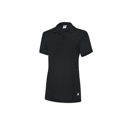 Damen-Polo-Shirt schwarz