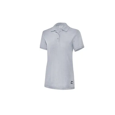 Damen-Polo-Shirt graumeliert