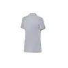Damen-Polo-Shirt graumeliert