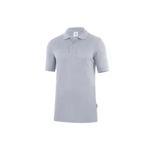 Polo-Shirt graumeliert