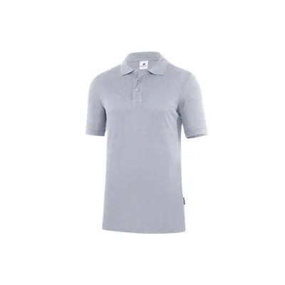 Polo-Shirt graumeliert