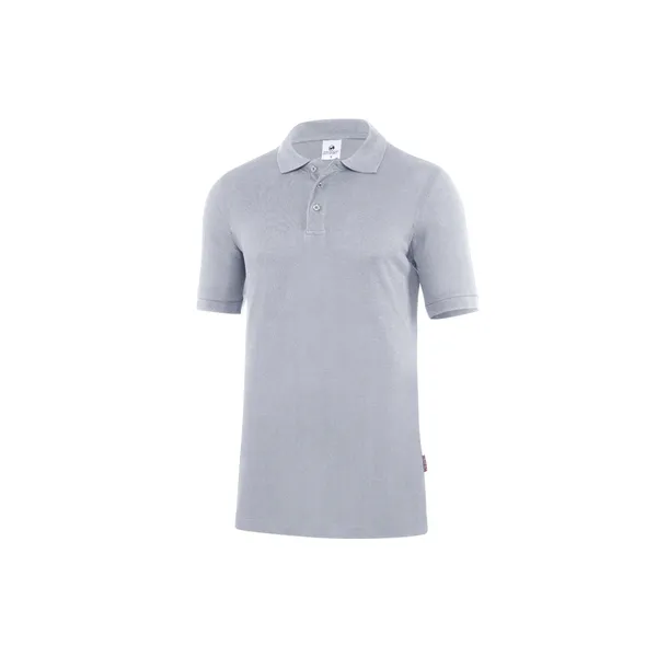 Polo-Shirt graumeliert