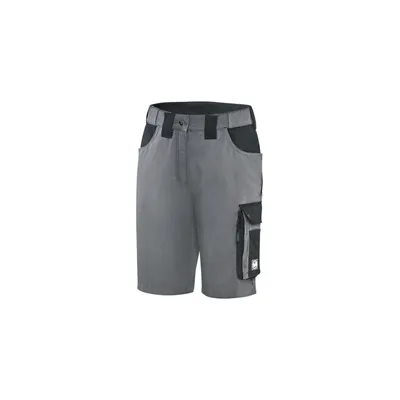 Damen-Bermuda-Hose graphitgrau/schwarz