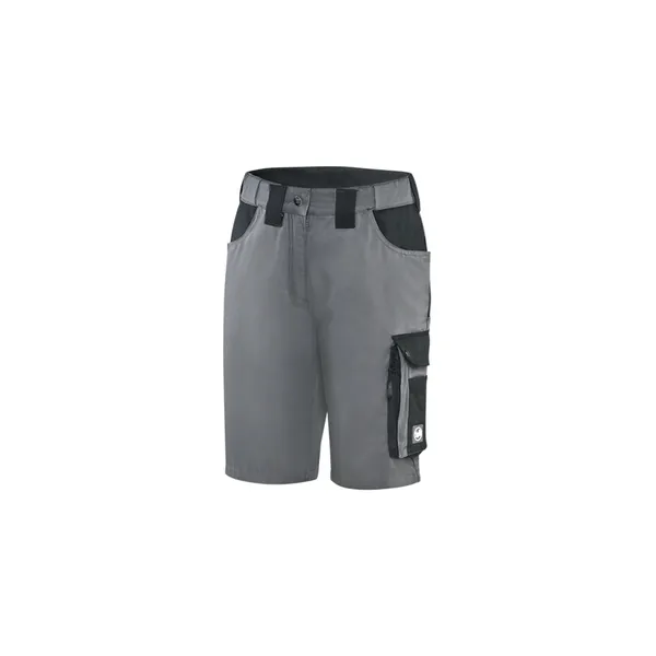 Damen-Bermuda-Hose graphitgrau/schwarz
