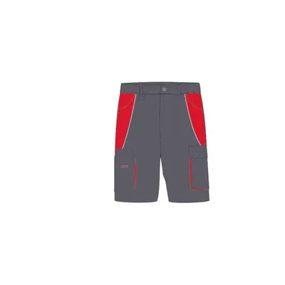 Bermuda-Hose graphitgrau/rot