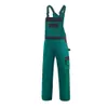 Latzhose dunkelgrün/schwarz