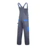 Latzhose graphitgrau/kornblau