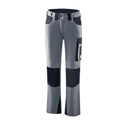 Damen-Bundhose graphitgrau/schwarz