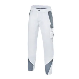 Bundhose weiß/graphitgrau