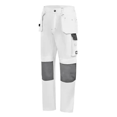 Bundhose weiß/graphitgrau