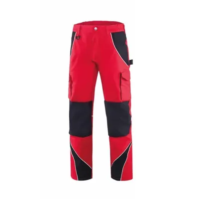 Bundhose rot/schwarz