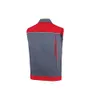 Weste graphitgrau/rot