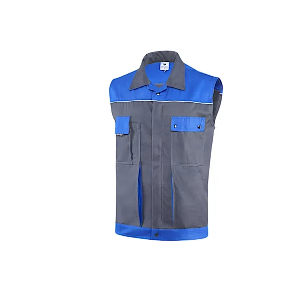 Weste graphitgrau/kornblau