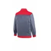 Blousonjacke graphitgrau/rot
