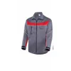 Blousonjacke graphitgrau/rot