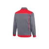 Blousonjacke graphitgrau/rot