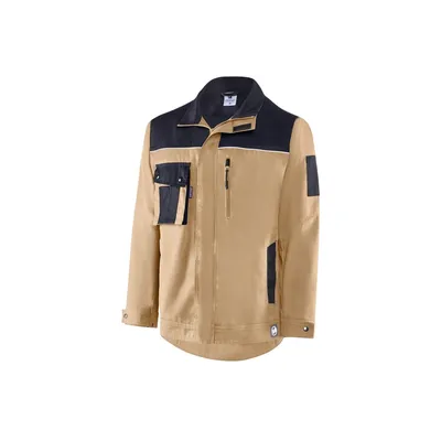 Blousonjacke camel/schwarz