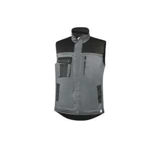 Wintergilet graphitgrau/schwarz