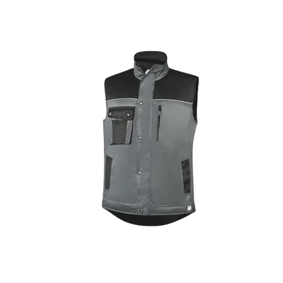 Wintergilet graphitgrau/schwarz