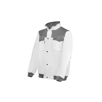 Pilotenjacke weiß/graphitgrau