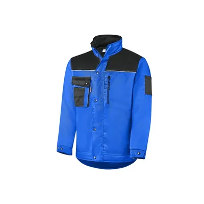 Winterjacke kornblau/schwarz