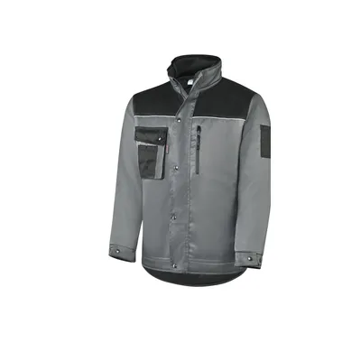 Winterjacke graphitgrau/schwarz