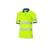 HIVIS-Polo-Shirt warngelb/marine