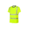 HIVIS-T-Shirt warngelb/graphitgrau