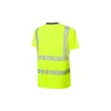 HIVIS-T-Shirt warngelb/graphitgrau