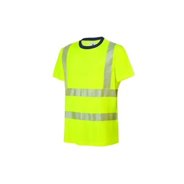 HIVIS-T-Shirt warngelb/marine