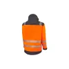 HIVIS-Winter-Softshell-Jacke warnorange/graphitgrau