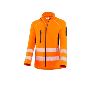 HIVIS-Softshell-Jacke warnorange/graphitgrau