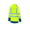 HIVIS-Damen-Regenjacke warngelb/marine