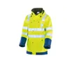 HIVIS-Regenjacke warngelb/marine