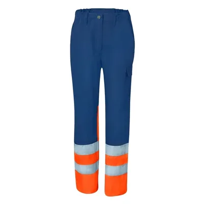 HIVIS-Damen-Regenhose warnorange/marine