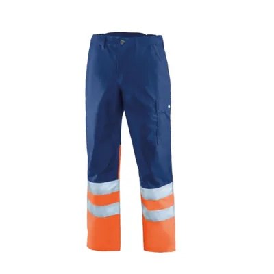 HIVIS-Regenhose warnorange/marine