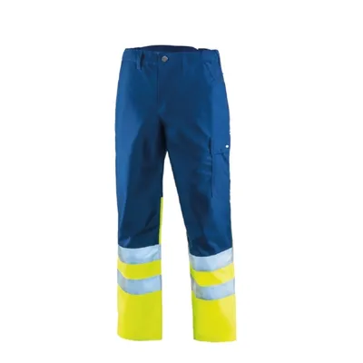 HIVIS-Regenhose warngelb/marine