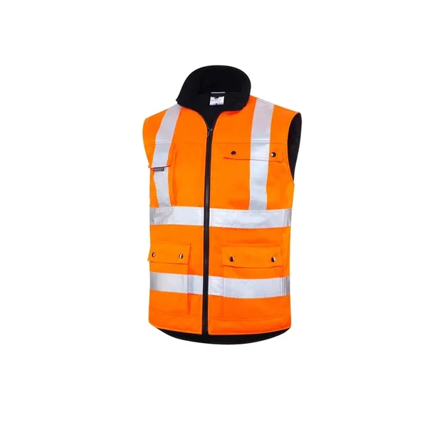 HIVIS-Wintergilet warnorange