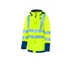 HIVIS-Damen-Winterjacke warngelb/marine