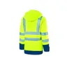 HIVIS-Damen-Winterjacke warngelb/marine