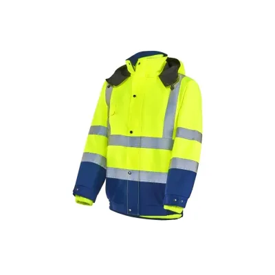HIVIS-Pilotenjacke 2in1 warngelb/marine