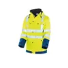 HIVIS-Winterjacke warngelb/marine
