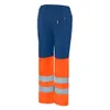 HIVIS-Damen-Winterbundhose warnorange/marine