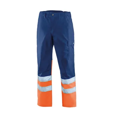 HIVIS-Winterbundhose warnorange/marine