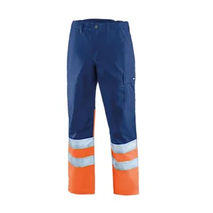 HIVIS-Winterbundhose warnorange/marine