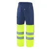 HIVIS-Winterbundhose warngelb/marine
