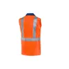 HIVIS-Damen-Weste warnorange/marine