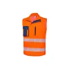 HIVIS-Weste warnorange/marine
